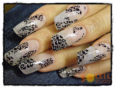 stříbrné - leopard, 