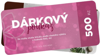 Dárkový poukaz v hodnotě 500 kč
