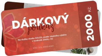 Dárkový poukaz v hodnotě 2000 kč
