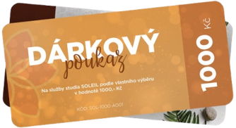 Dárkový poukaz v hodnotě 1000 kč